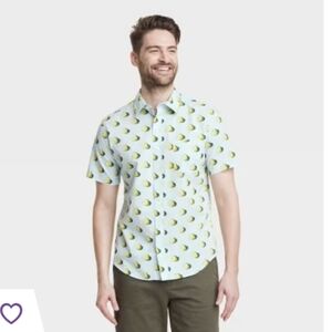 Men's Lemon Print Shirt